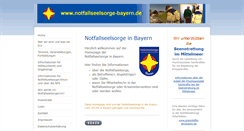 Desktop Screenshot of notfallseelsorge-bayern.de