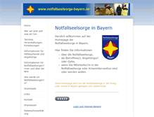 Tablet Screenshot of notfallseelsorge-bayern.de